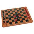 Wood Checkers Set